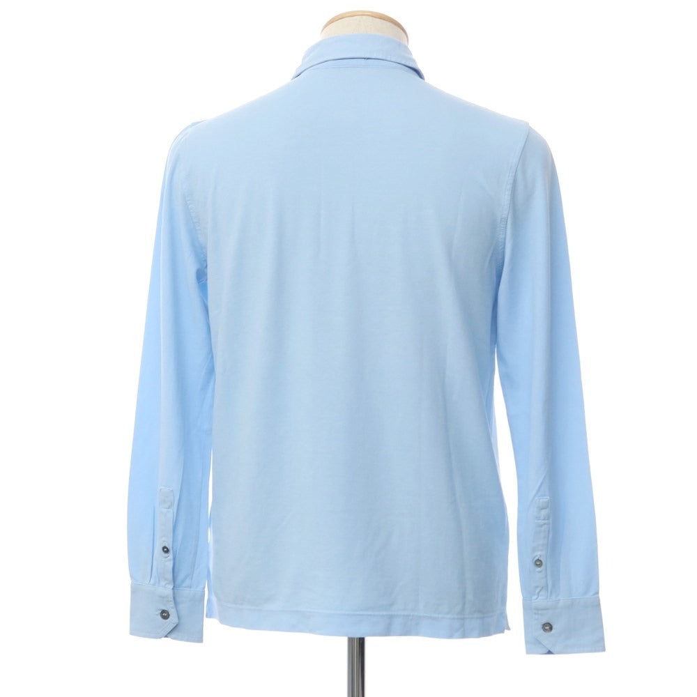 【中古】ドルモア DRUMOHR コットン 長袖 ポロシャツ ライトブルー【サイズS】【BLU】【S/S/A/W】【状態ランクA】【メンズ】【769284】