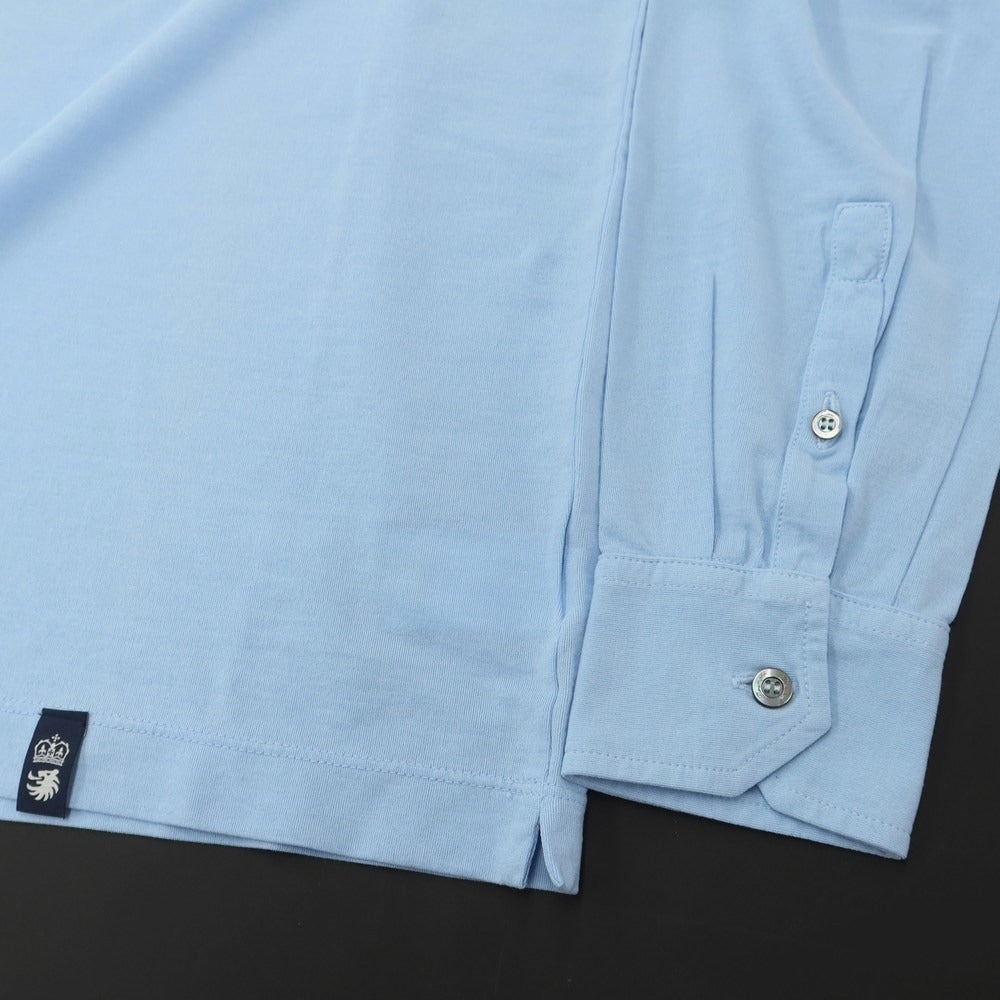 【中古】ドルモア DRUMOHR コットン 長袖 ポロシャツ ライトブルー【サイズS】【BLU】【S/S/A/W】【状態ランクA】【メンズ】【769284】