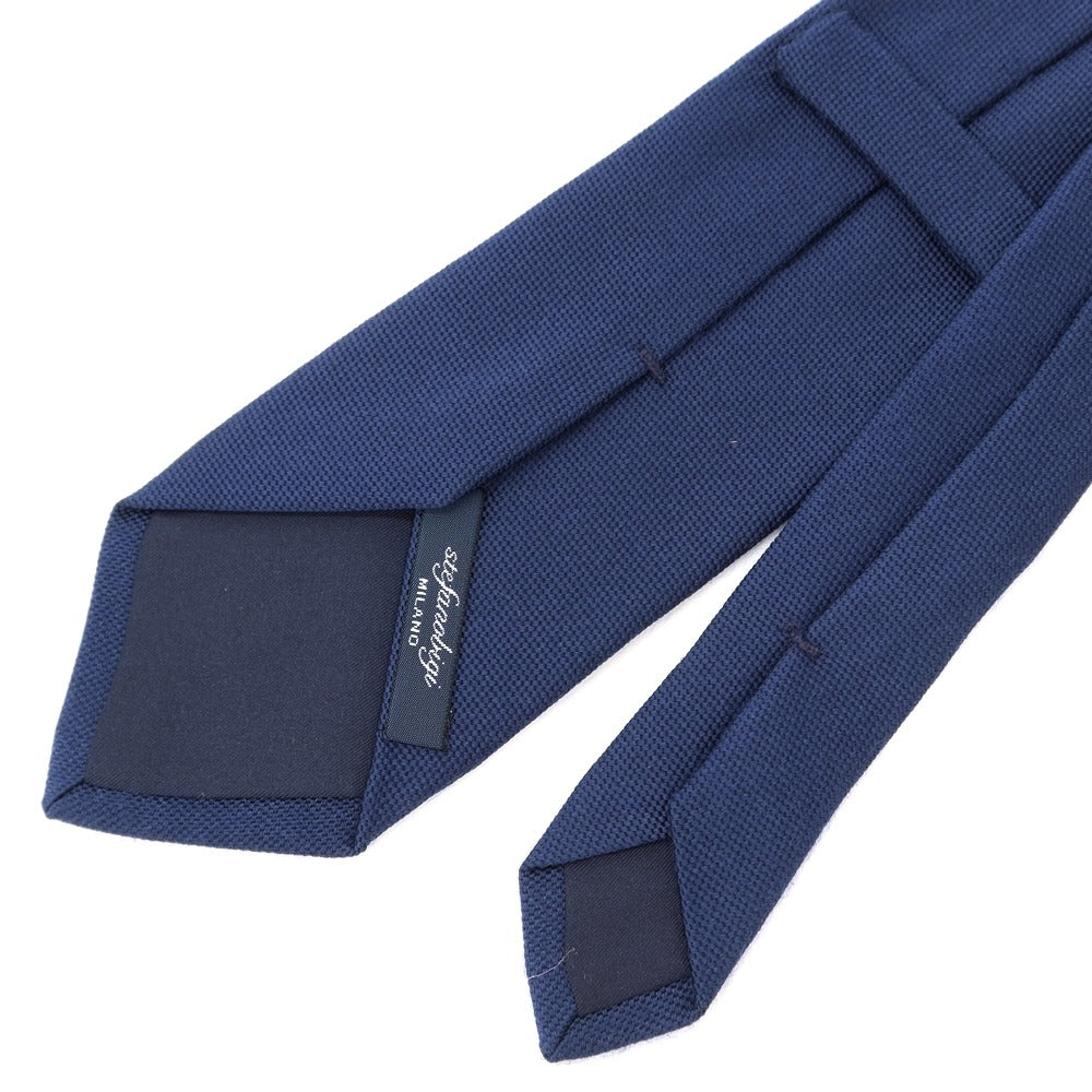 【中古】ステファノ ビジ stefano bigi  3つ折り シルク ネクタイ ネイビー【NVY】【S/S/A/W】【状態ランクB】【メンズ】【769091】