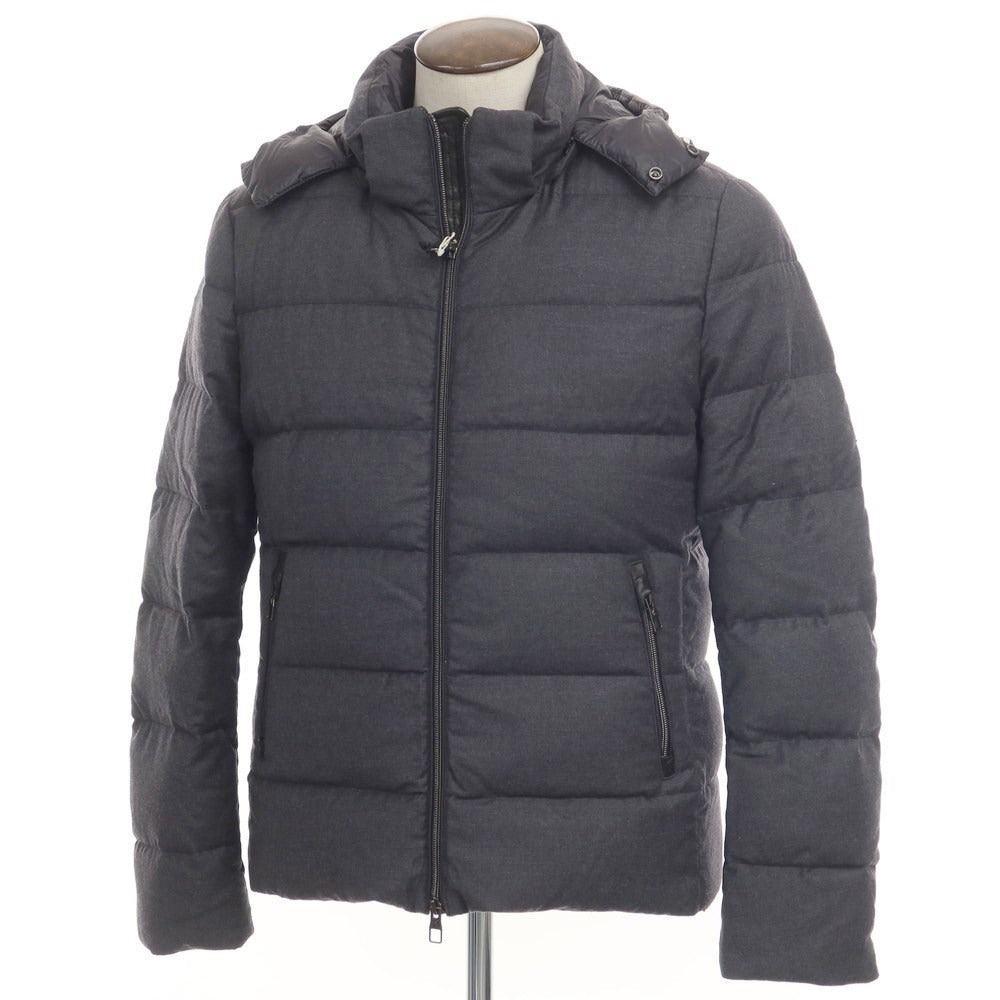 【中古】【未使用】モンテコーレ Montecore ロロピアーナ ウールシルク ダウンジャケット グレー【サイズ50】【GRY】【A/W】【状態ランクS】【メンズ】【768892】