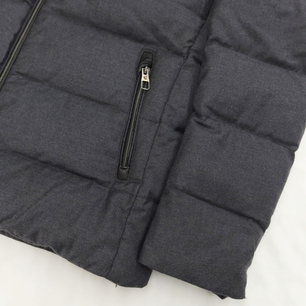 【中古】【未使用】モンテコーレ Montecore ロロピアーナ ウールシルク ダウンジャケット グレー【サイズ50】【GRY】【A/W】【状態ランクS】【メンズ】【768892】