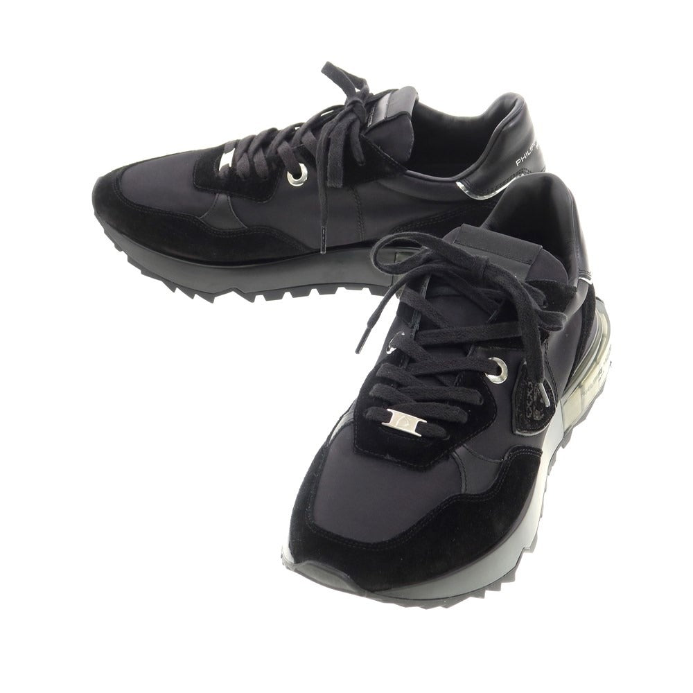 【中古】フィリップモデル PHILIPPE MODEL LA RUE LOW MAN MONDIAL スニーカー ブラック【サイズ41】【BLK】【S/S/A/W】【状態ランクA】【メンズ】【769087】
