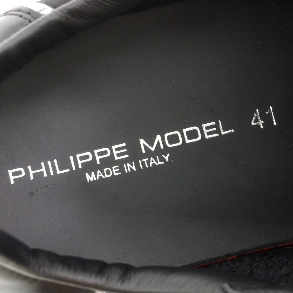 【中古】フィリップモデル PHILIPPE MODEL LA RUE LOW MAN MONDIAL スニーカー ブラック【サイズ41】【BLK】【S/S/A/W】【状態ランクA】【メンズ】【769087】