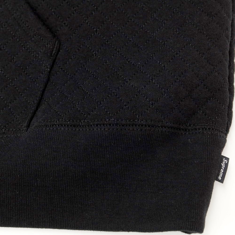 【中古】シュプリーム Supreme 2023年春夏 Micro Quilted Hooded Sweatshirt キルティング パーカー ブラック【サイズL】【BLK】【A/W】【状態ランクA】【メンズ】【769196】
