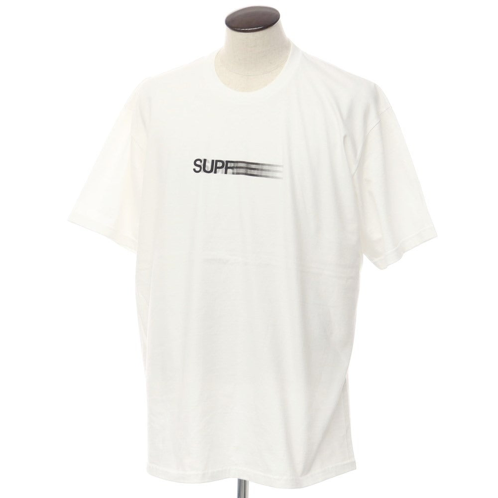 【中古】シュプリーム Supreme 2023年春夏 Motion Logo Tee クルーネック 半袖Ｔシャツ ホワイト【サイズXXL】【