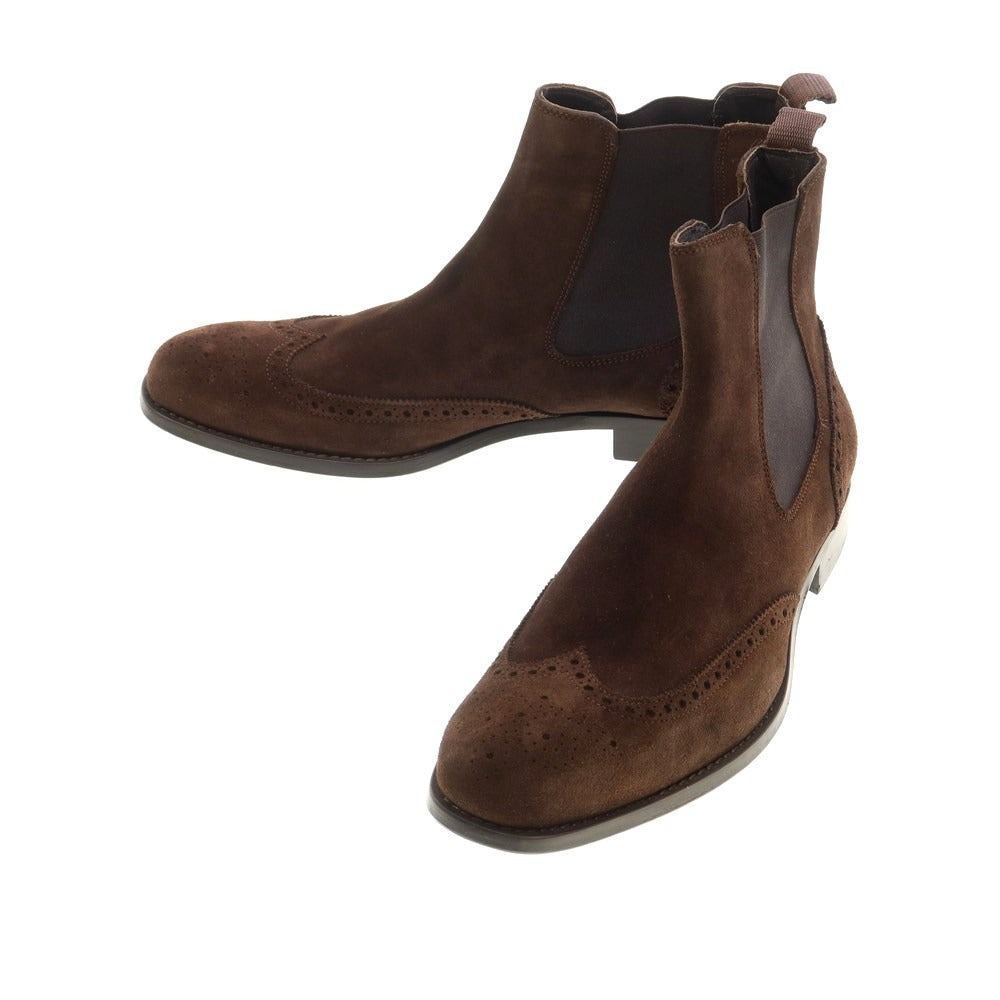 【中古】【未使用】トンプソン THOMPSON スエード サイドゴアブーツ ブラウン【サイズ44】【BRW】【S/S/A/W】【状態ランクS】【メンズ】【769086】