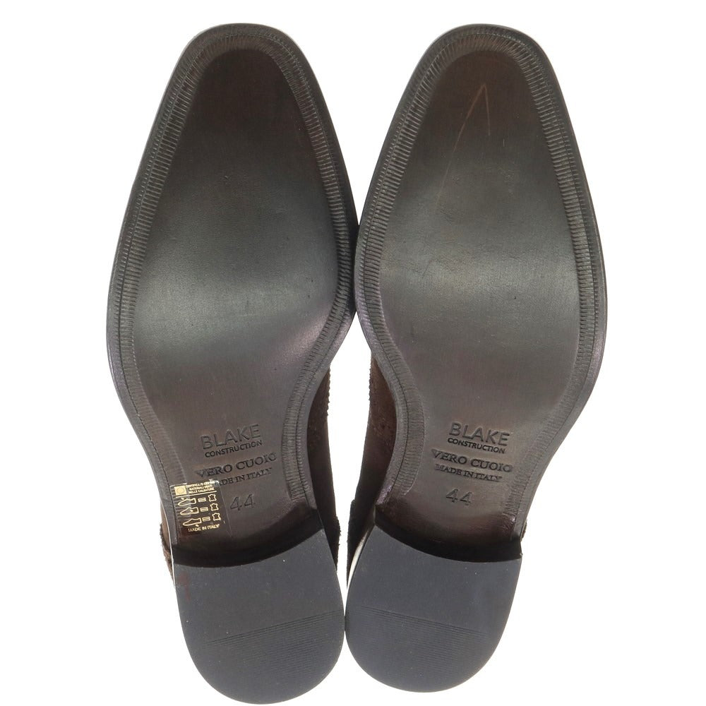 【中古】【未使用】トンプソン THOMPSON スエード サイドゴアブーツ ブラウン【サイズ44】【BRW】【S/S/A/W】【状態ランクS】【メンズ】【769086】