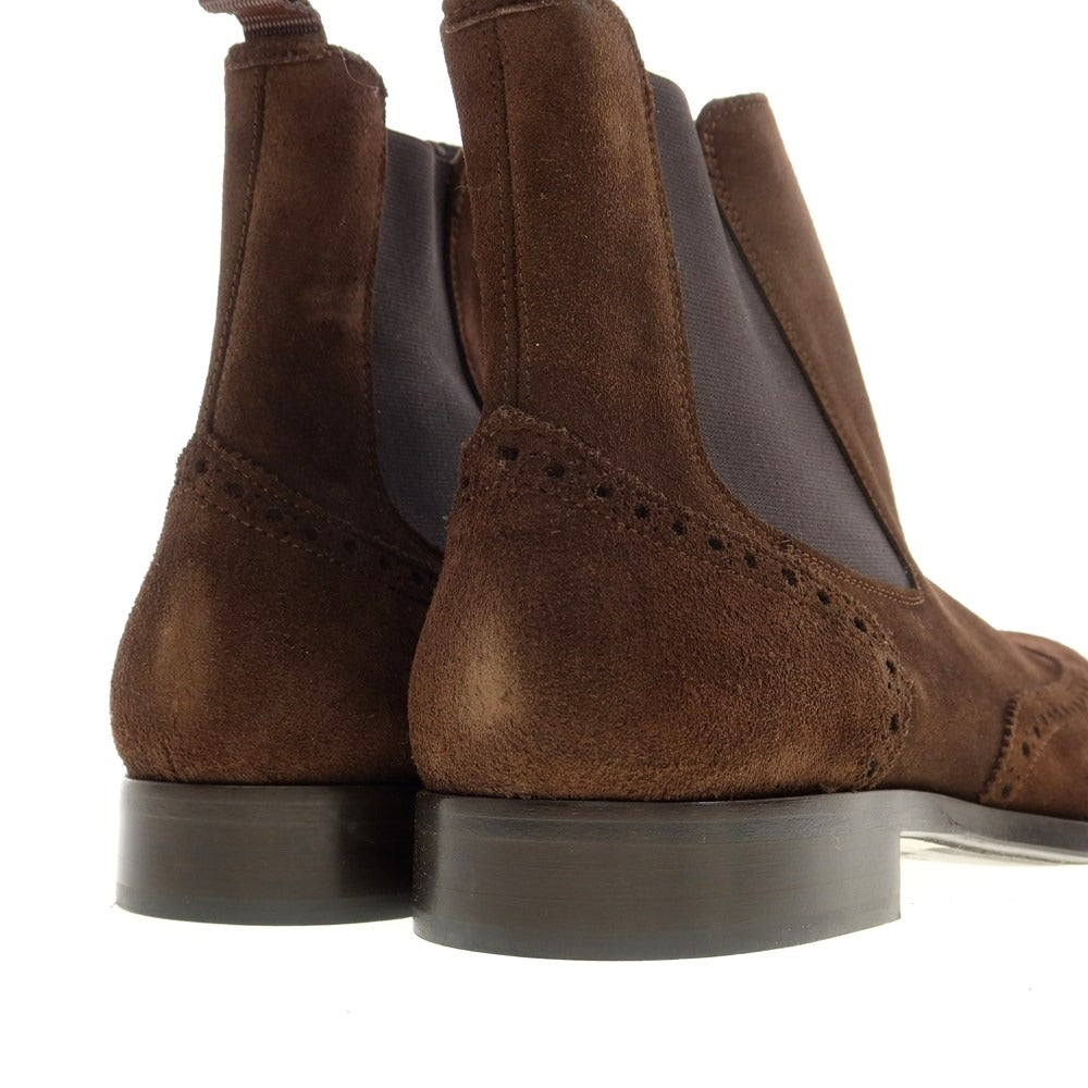 【中古】【未使用】トンプソン THOMPSON スエード サイドゴアブーツ ブラウン【サイズ44】【BRW】【S/S/A/W】【状態ランクS】【メンズ】【769086】