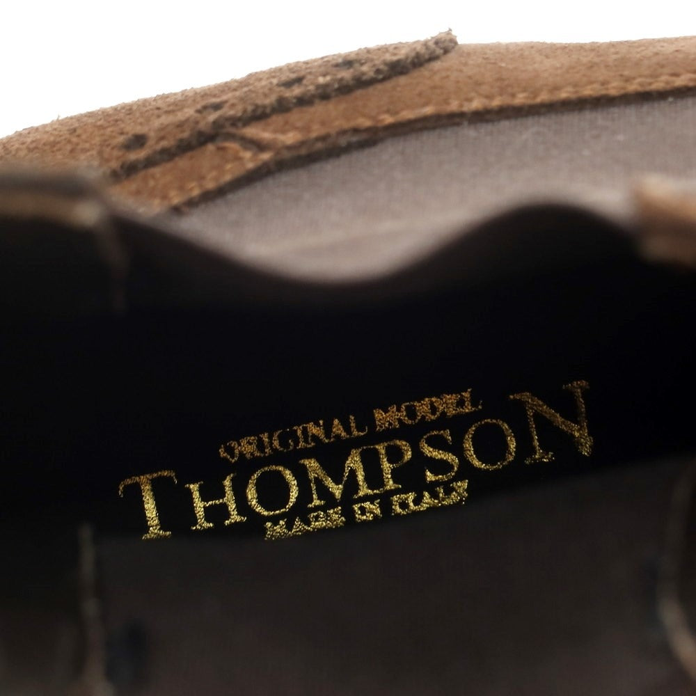 【中古】【未使用】トンプソン THOMPSON スエード サイドゴアブーツ ブラウン【サイズ44】【BRW】【S/S/A/W】【状態ランクS】【メンズ】【769086】
