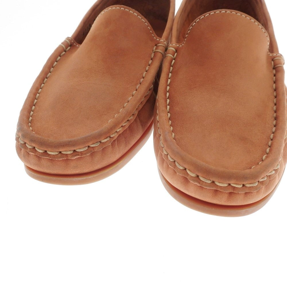 【中古】ハッシュパピー 525 hush puppies525 ヌバックレザー モカシンローファー オレンジブラウン【サイズ40】【BRW】【S/S/A/W】【状態ランクB】【メンズ】【769080】