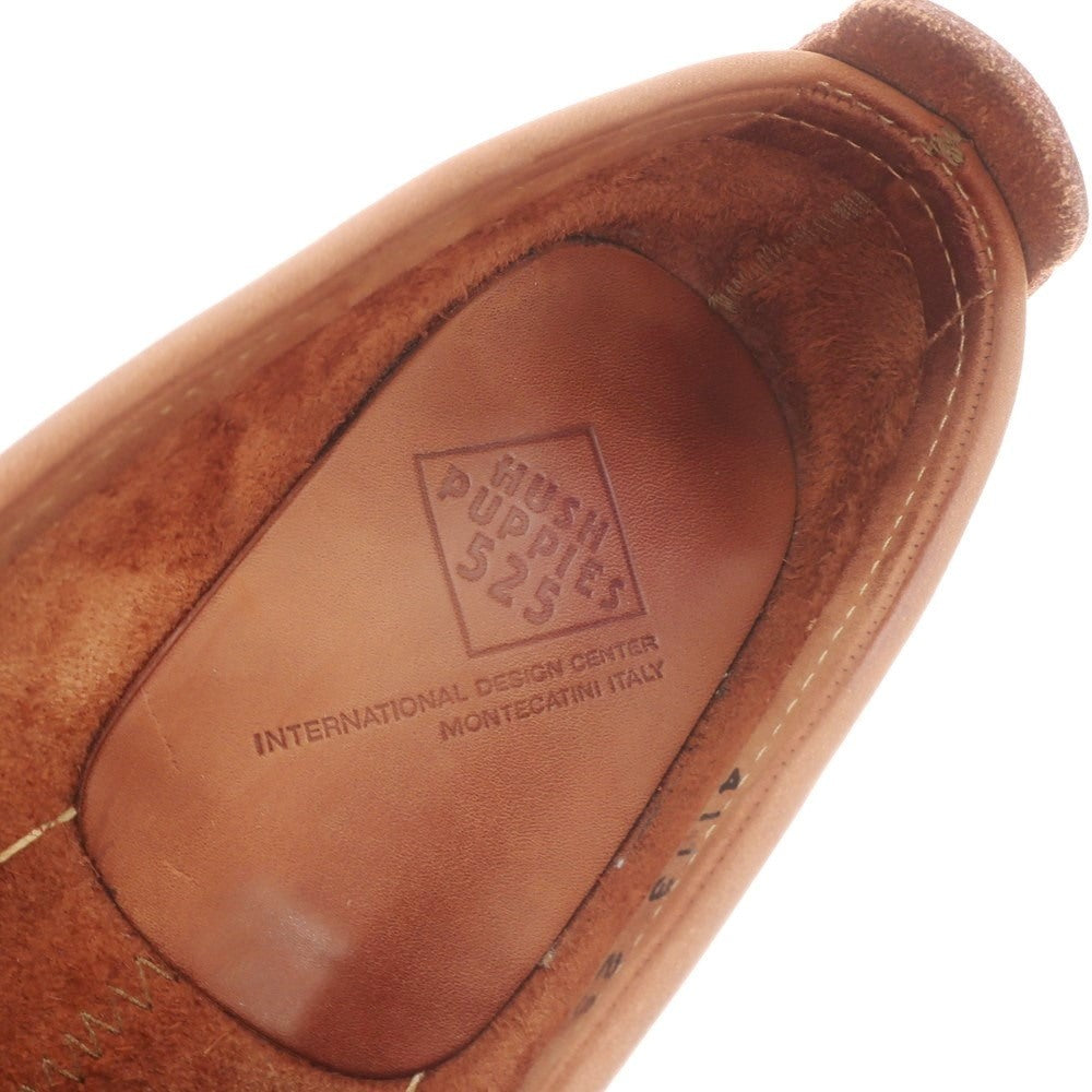 【中古】ハッシュパピー 525 hush puppies525 ヌバックレザー モカシンローファー オレンジブラウン【サイズ40】【BRW】【S/S/A/W】【状態ランクB】【メンズ】【769080】