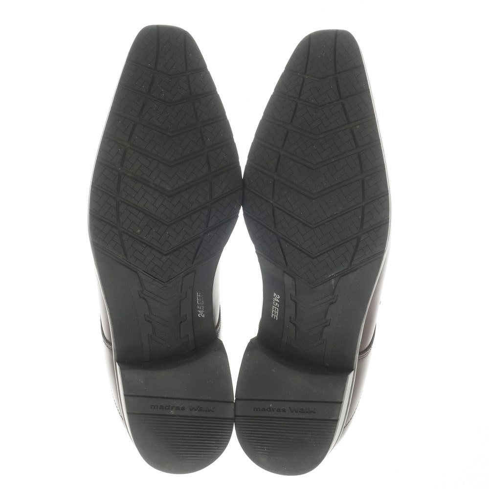 【中古】マドラス MADRAS スワールモカシン ロングノーズ ローファー ブラウン【サイズ24.5EEE】【BRW】【S/S/A/W】【状態ランクB】【メンズ】【769080】