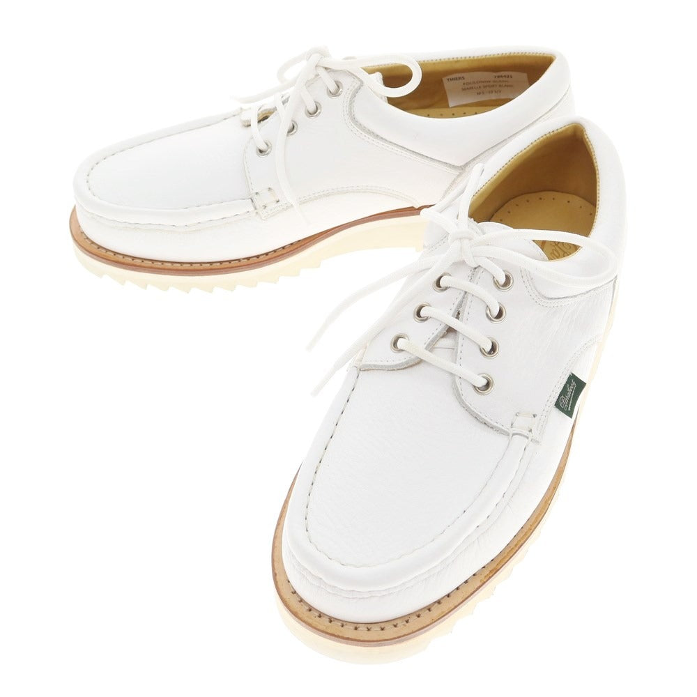 【中古】パラブーツ Paraboot THIERS モカシン Uチップシューズ ホワイト【サイズ8】【WHT】【S/S/A/W】【状態ランク