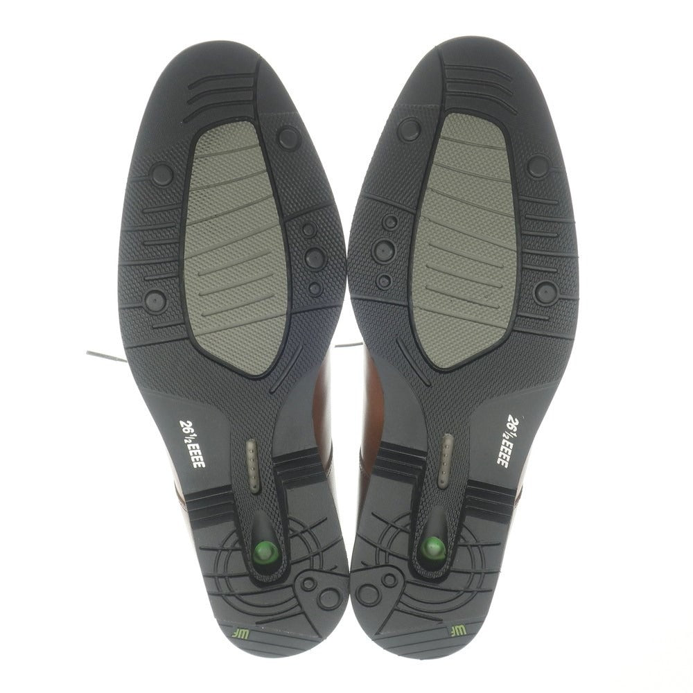【中古】【未使用】ネッツーノ Nettuno Uチップ ドレスシューズ ブラウン【サイズ26 1/2EEEE】【BRW】【S/S/A/W】【状態ランクS】【メンズ】【768989】