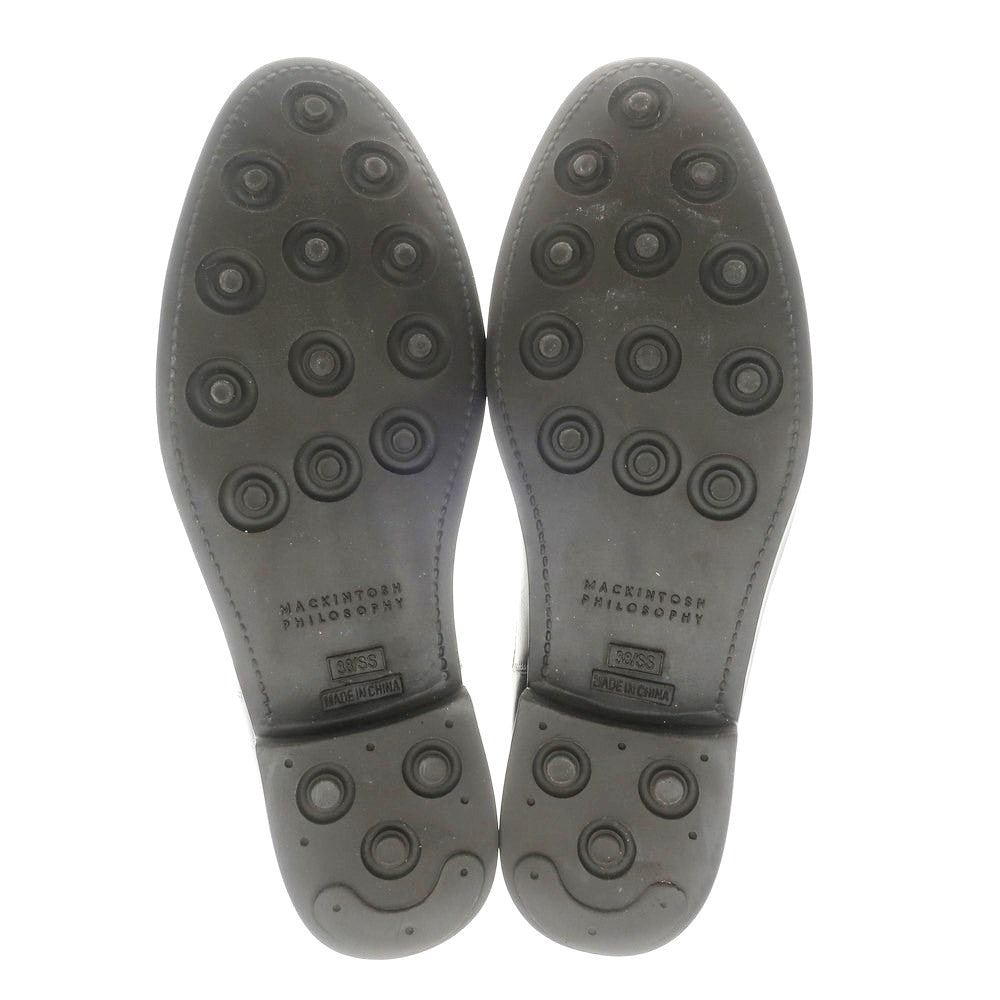 【中古】マッキントッシュフィロソフィー MACKINTOSH PHILOSOPHY レインブーツ ラバー サイドゴアブーツ ダークブラウン【サイズ38/SS】【BRW】【S/S/A/W】【状態ランクB】【メンズ】【768989】