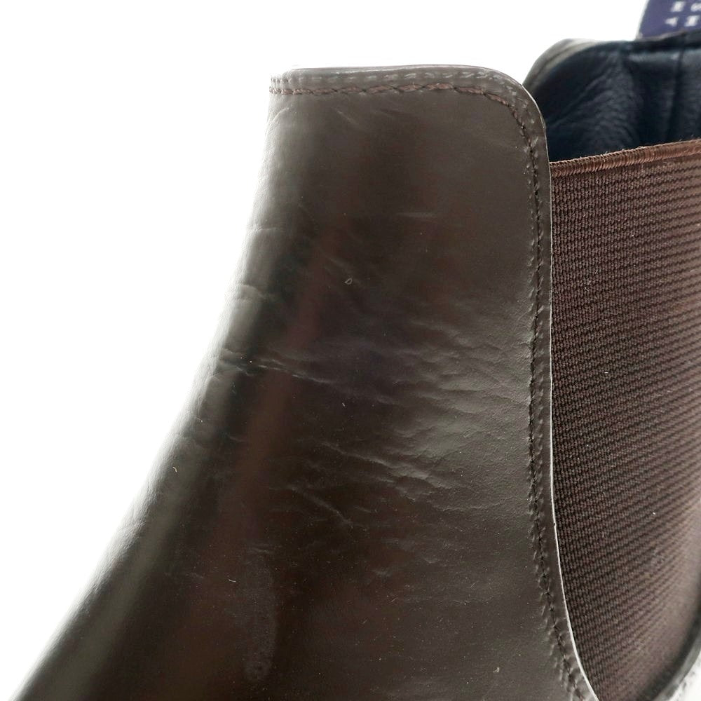 【中古】マッキントッシュフィロソフィー MACKINTOSH PHILOSOPHY レインブーツ ラバー サイドゴアブーツ ダークブラウン【サイズ38/SS】【BRW】【S/S/A/W】【状態ランクB】【メンズ】【768989】