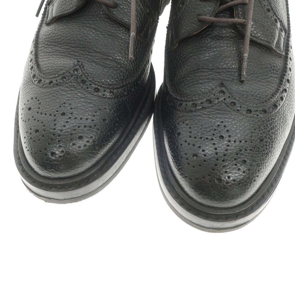 【中古】ポルペッタ polpetta ウイングチップ ドレスシューズ ブラック【サイズ40.5】【BLK】【S/S/A/W】【状態ランクB】【メンズ】【768989】