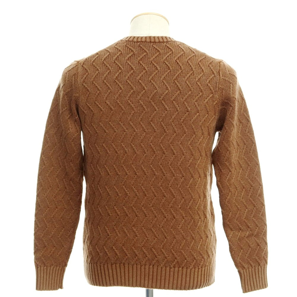 【新品】チルコロ1901 CIRCOLO 1901 ウール クルーネック ニット ブラウン【サイズXS】【BRW】【A/W】【状態ランクN】【メンズ】【769170】