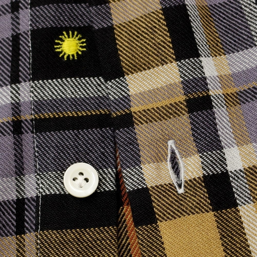 【新品】ジャンネット giannetto WASHING DIVISION チェック柄 カジュアルシャツ ブラックxベージュ【サイズ41】【BLK】【S/S/A/W】【状態ランクN】【メンズ】【769187】