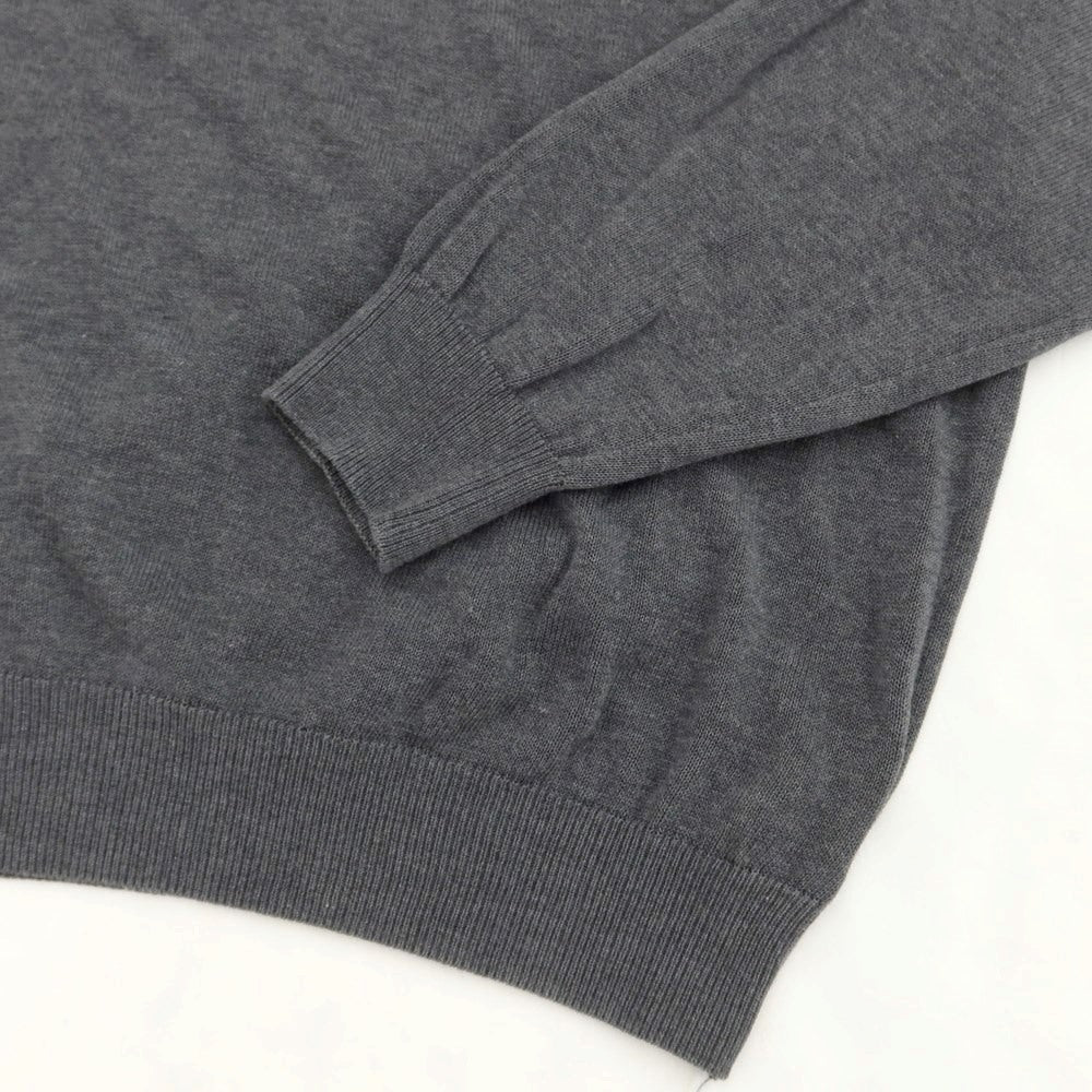 【中古】ザノーネ ZANONE ハイゲージコットン Vネックニット グレー【サイズ48】【GRY】【S/S】【状態ランクB】【メンズ】【769175】