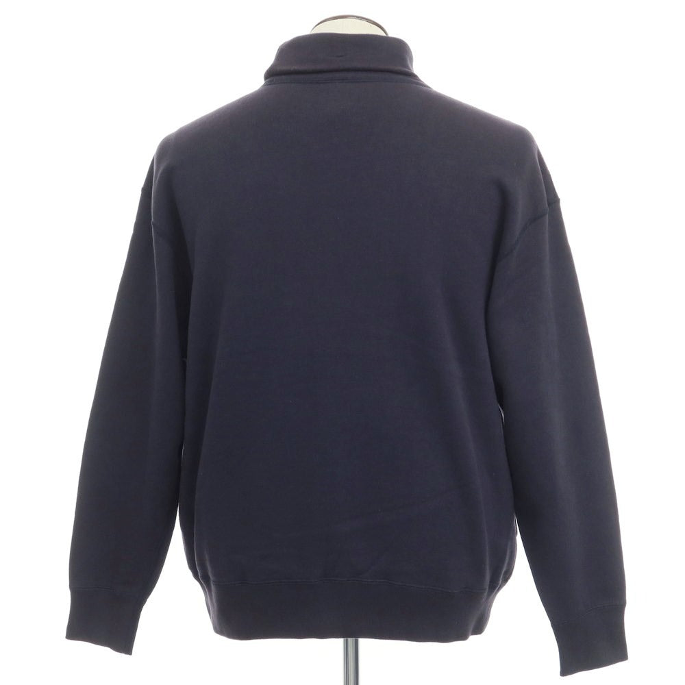 【中古】ループウィラー LOOPWHEELER BEAMS JAPAN別注 コットン タートルネック スウェット ネイビー【サイズL】【NVY】【A/W】【状態ランクB】【メンズ】【768989】