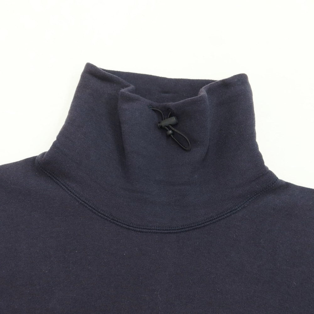 【中古】ループウィラー LOOPWHEELER BEAMS JAPAN別注 コットン タートルネック スウェット ネイビー【サイズL】【NVY】【A/W】【状態ランクB】【メンズ】【768989】