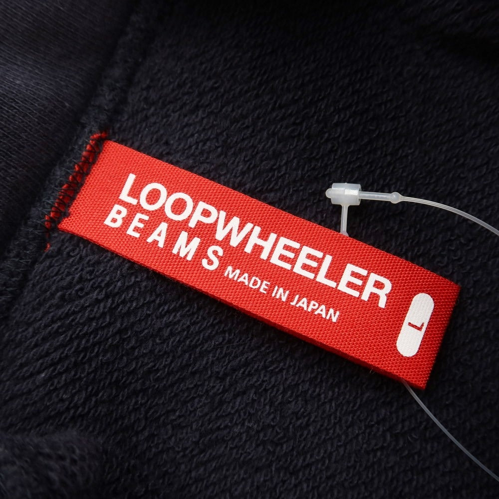 【中古】ループウィラー LOOPWHEELER BEAMS JAPAN別注 コットン タートルネック スウェット ネイビー【サイズL】【NVY】【A/W】【状態ランクB】【メンズ】【768989】