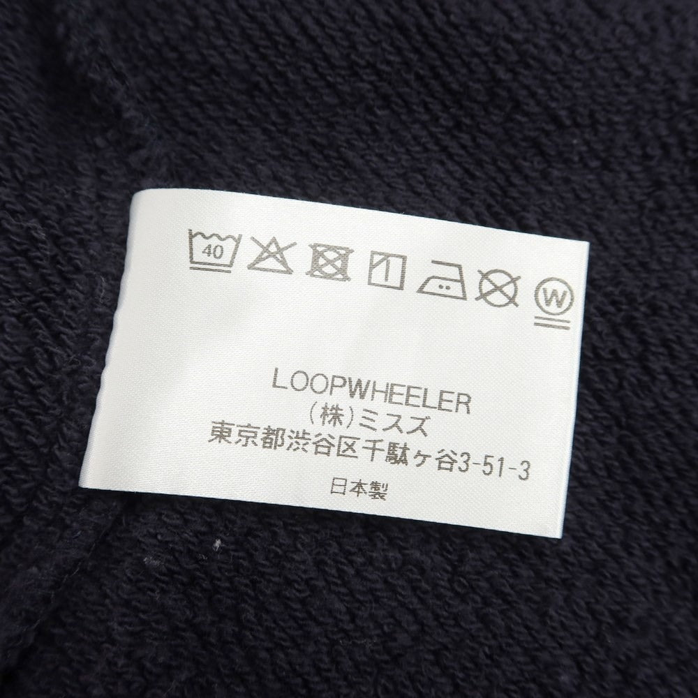 【中古】ループウィラー LOOPWHEELER BEAMS JAPAN別注 コットン タートルネック スウェット ネイビー【サイズL】【NVY】【A/W】【状態ランクB】【メンズ】【768989】