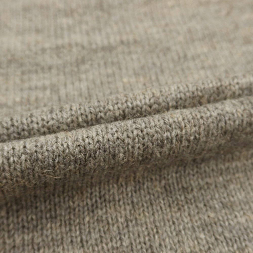 【中古】バーニーズニューヨーク BARNEYS NEWYORK ウールアルパカリネン Vネック プルオーバーニット グレージュ【サイズM】【GRY】【A/W】【状態ランクB】【メンズ】【768989】