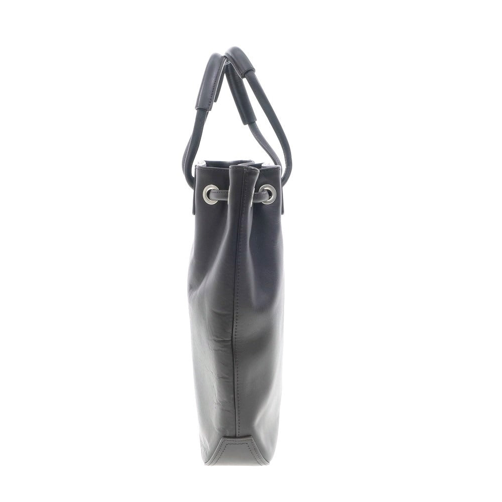 【中古】ポルペッタ polpetta SHIPS別注 レザー ハンドバッグ ダークブラウン【W27.5xH28xD6】【BRW】【S/S/A/W】【状態ランクB】【メンズ】【768873】