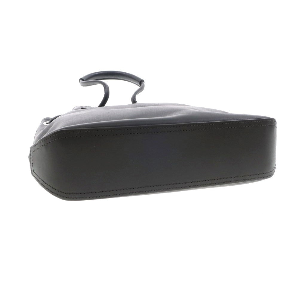 【中古】ポルペッタ polpetta SHIPS別注 レザー ハンドバッグ ダークブラウン【W27.5xH28xD6】【BRW】【S/S/A/W】【状態ランクB】【メンズ】【768873】