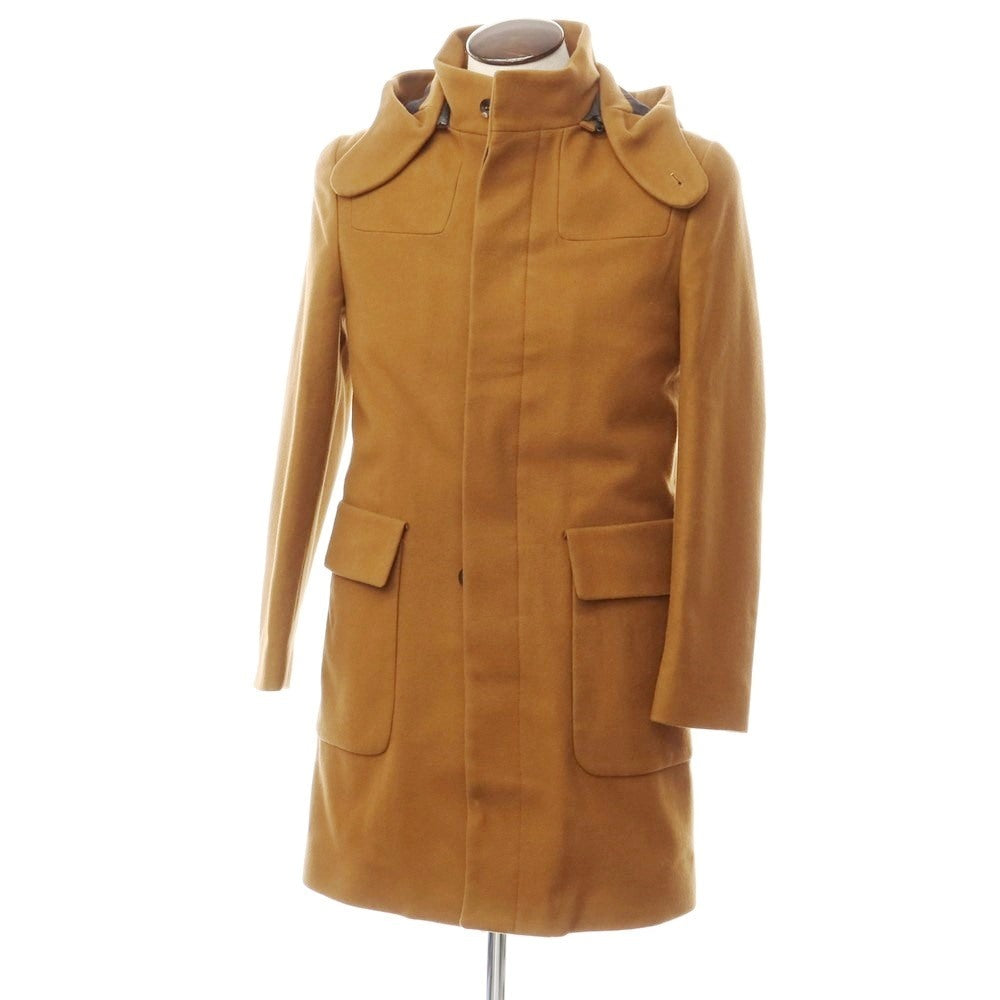 【新品】イーヴォ Hevo ウールナイロン フーデッドコート ブラウン【サイズ48】【BRW】【A/W】【状態ランクN】【メンズ】【768797】