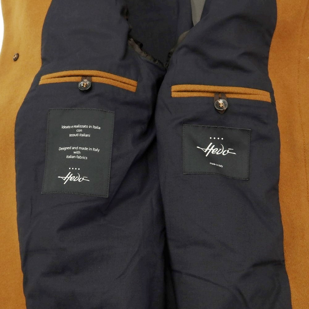 【新品】イーヴォ Hevo ウールナイロン フーデッドコート ブラウン【サイズ48】【BRW】【A/W】【状態ランクN】【メンズ】【768797】