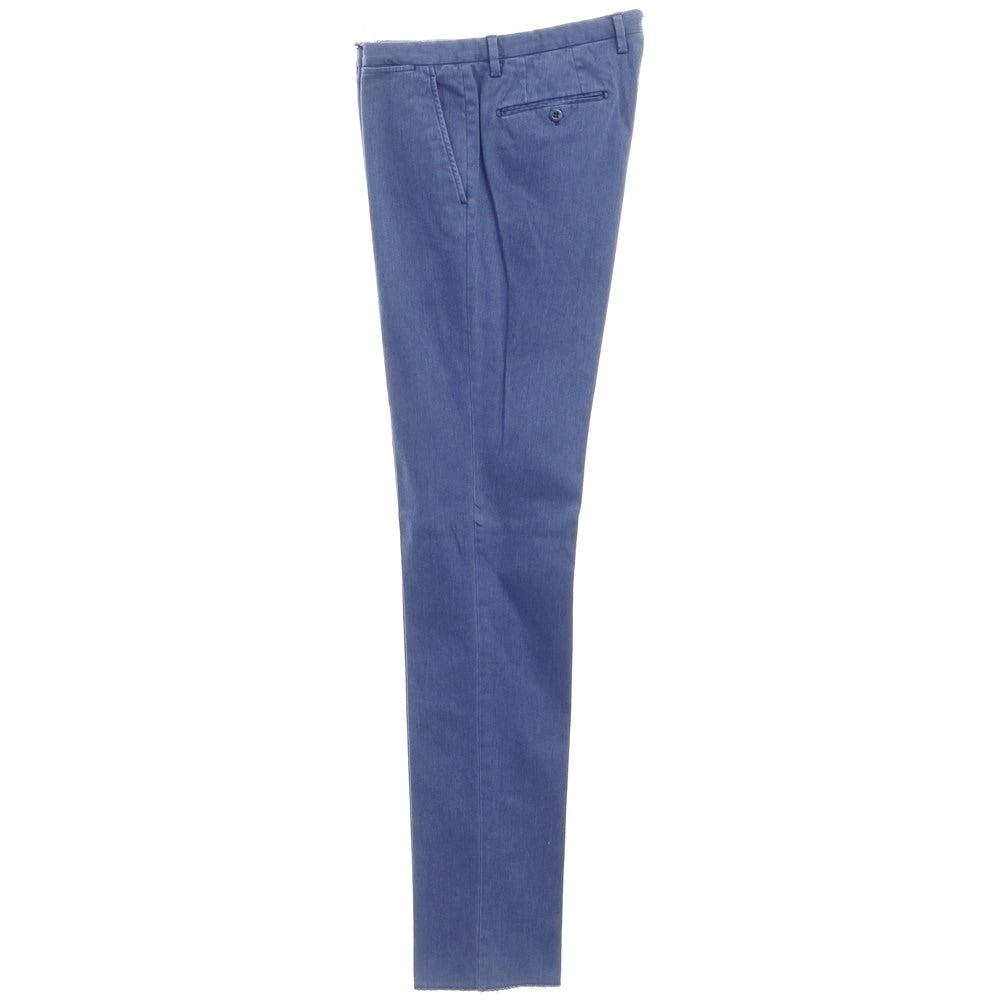 【新品アウトレット】サンタニエッロ SANTANIELLO ストレッチコットンポリエステル スラックスパンツ ブルー【サイズ52】【BLU】【S/S/A/W】【状態ランクN-】【メンズ】【769090】
