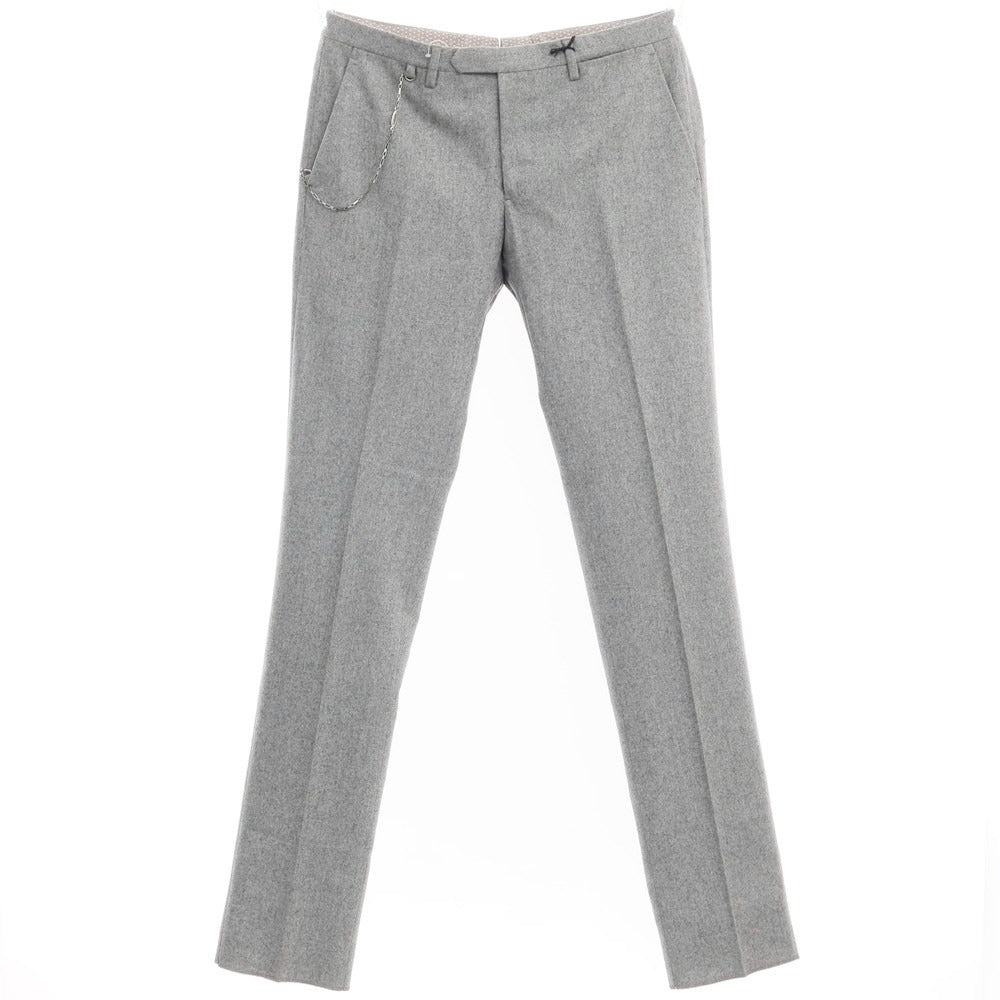 【新品】サンタニエッロ SANTANIELLO ウール カジュアルスラックス パンツ ライトグレー【サイズ50】【GRY】【A/W】【状態ランクN】【メンズ】【769087】