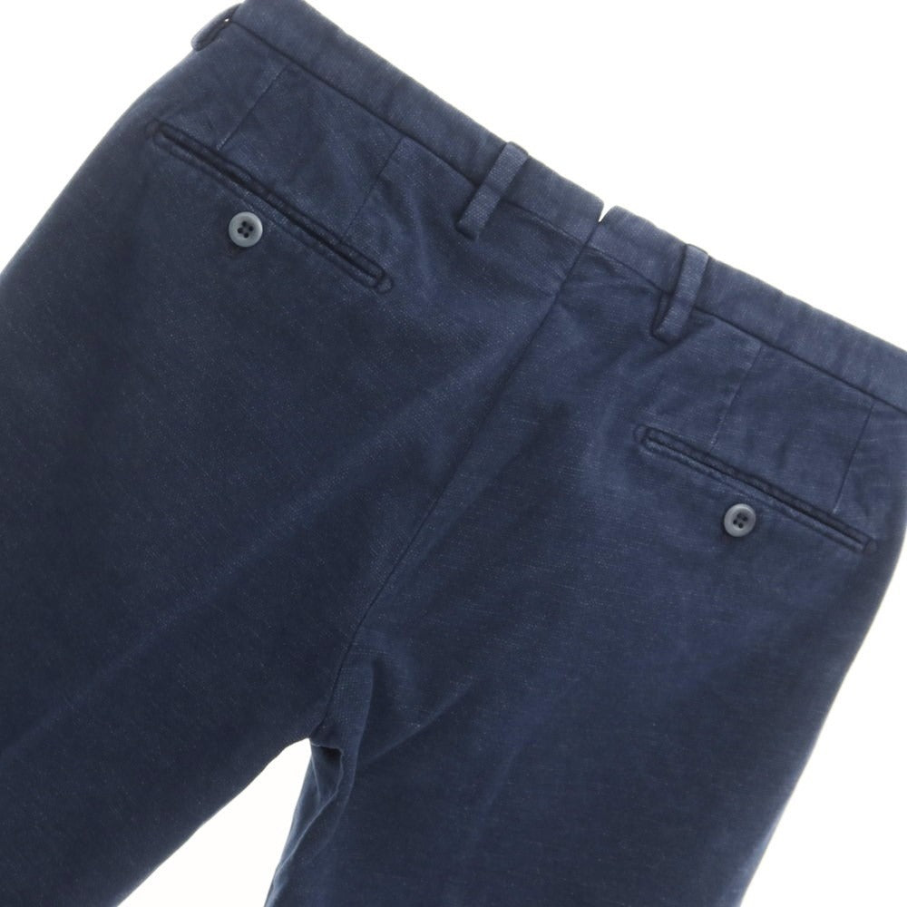 【新品】サンタニエッロ SANTANIELLO コットンポリエステル カジュアルスラックス パンツ ネイビー【サイズ44】【NVY】【A/W】【状態ランクN】【メンズ】【769086】