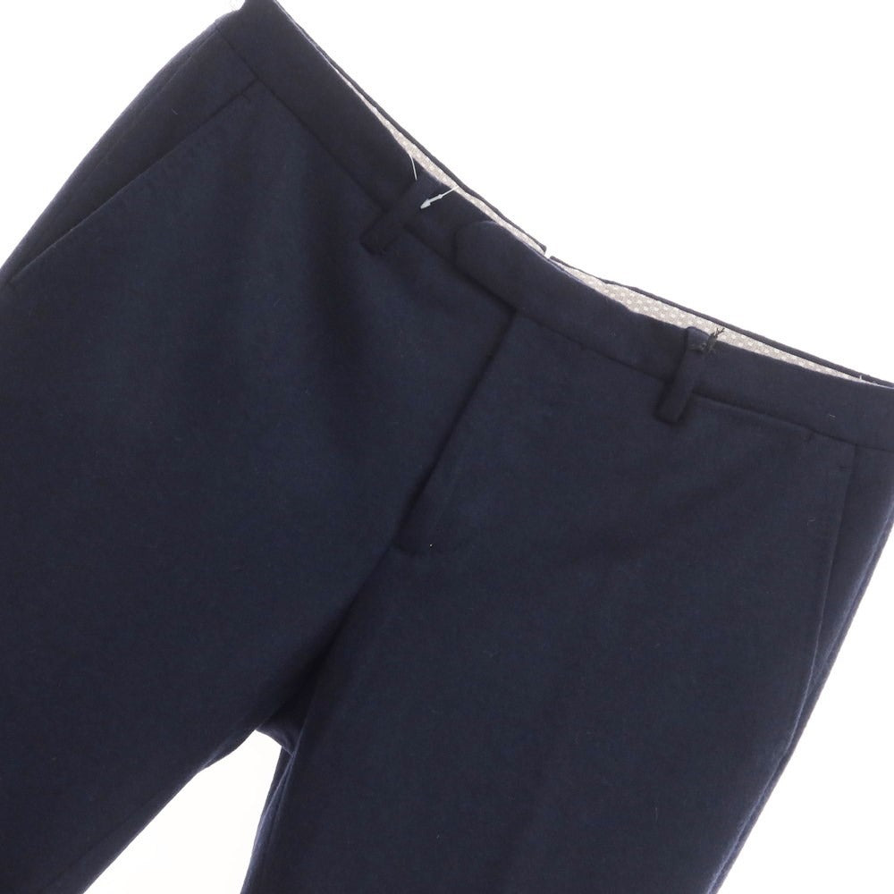 【新品】サンタニエッロ SANTANIELLO ウールナイロン カジュアルスラックス パンツ ダークネイビー【サイズ50】【NVY】【A/W】【状態ランクN】【メンズ】【769086】