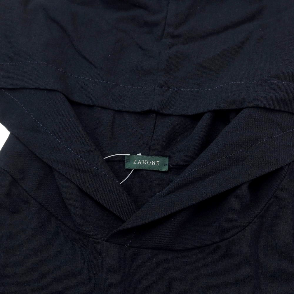 【中古】ザノーネ ZANONE アイスコットン プルオーバーパーカー ダークネイビー【サイズ44】【NVY】【S/S】【状態ランクB】【メンズ】【769086】