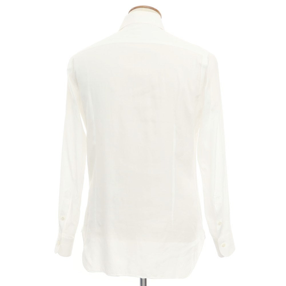 【中古】バルバ BARBA コットン ワイドカラー ドレスシャツ ホワイト【サイズ39】【WHT】【S/S/A/W】【状態ランクC】【メンズ】【769084】