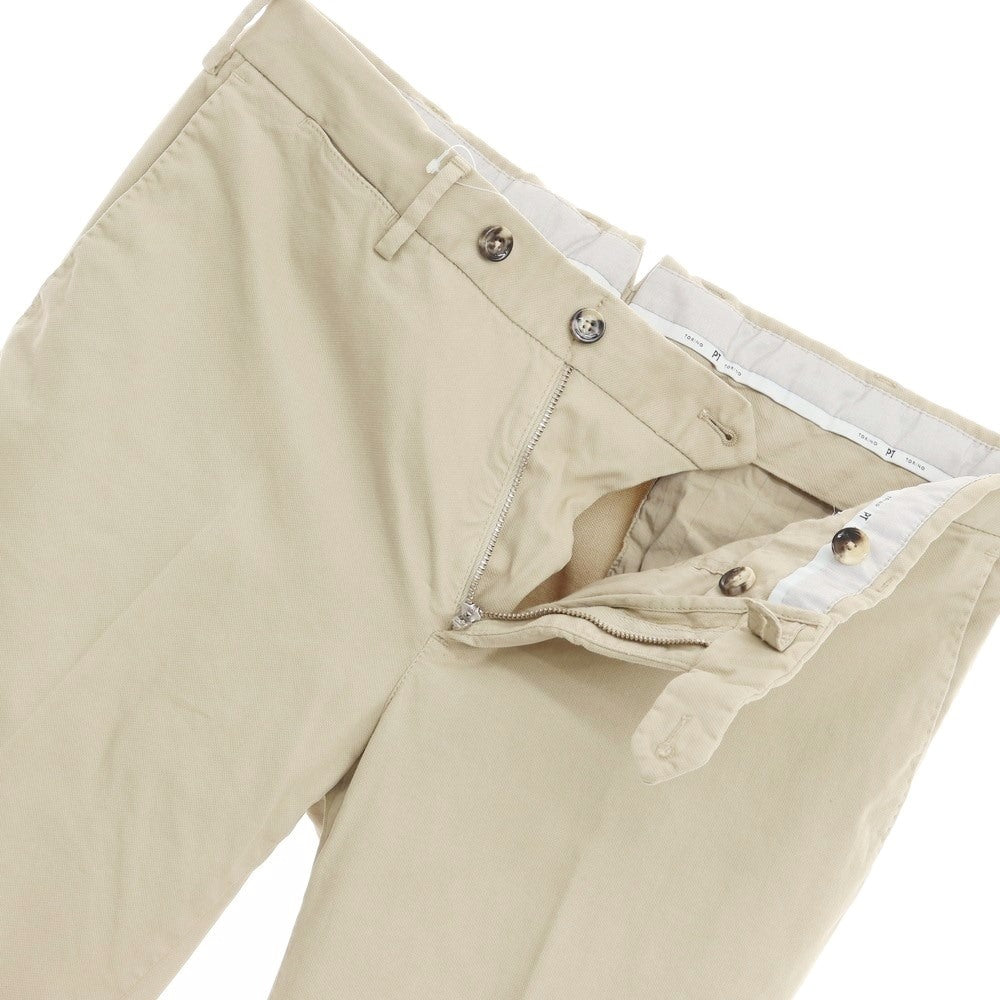 【中古】ピーティートリノ PT TORINO ストレッチコットンレーヨン スラックスパンツ ベージュ【サイズ48】【BEI】【S/S】【状態ランクB】【メンズ】【769078】
