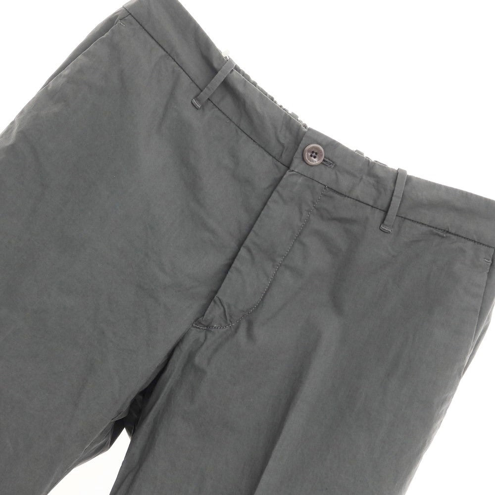 【中古】インコテックス INCOTEX ストレッチコットン イージースラックスパンツ ダークグレー【サイズ46】【GRY】【S/S】【状態ランクC】【メンズ】【769078】