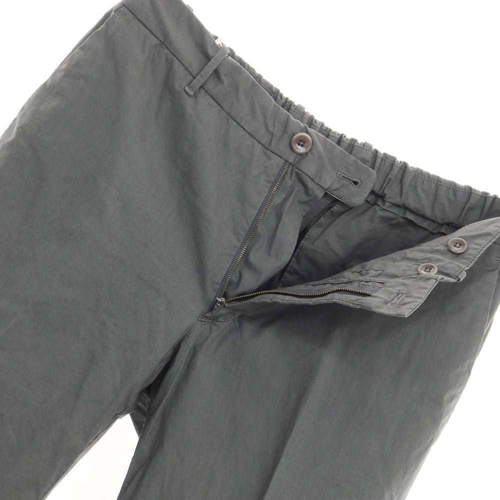 【中古】インコテックス INCOTEX ストレッチコットン イージースラックスパンツ ダークグレー【サイズ46】【GRY】【S/S】【状態ランクC】【メンズ】【769078】