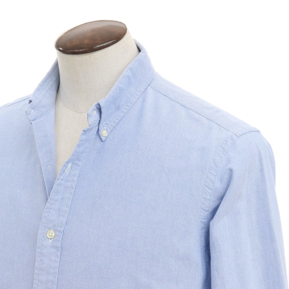 【中古】ポロ ラルフローレン Polo Ralph Lauren × BEAMS コットン ボタンダウン カジュアルシャツ ライトブルー【サイズL】【BLU】【S/S/A/W】【状態ランクB】【メンズ】【769083】