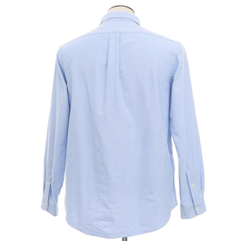 【中古】ポロ ラルフローレン Polo Ralph Lauren × BEAMS コットン ボタンダウン カジュアルシャツ ライトブルー【サイズL】【BLU】【S/S/A/W】【状態ランクB】【メンズ】【769083】