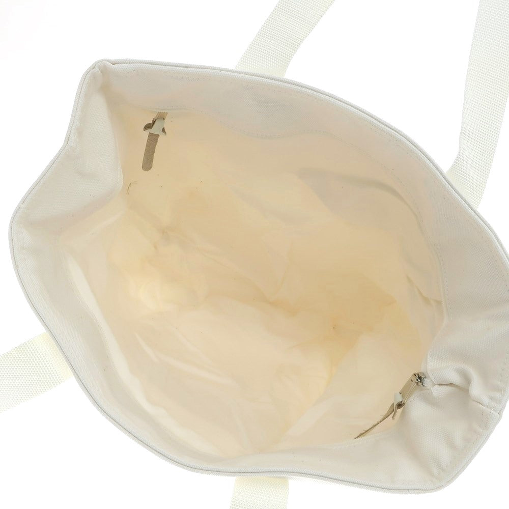 【中古】【未使用】シュプリーム Supreme 2021年春夏 Canvas Tote キャンバス トートバッグ ホワイト【W34.5xH37xD16】【WHT】【S/S/A/W】【状態ランクS】【メンズ】【768796】