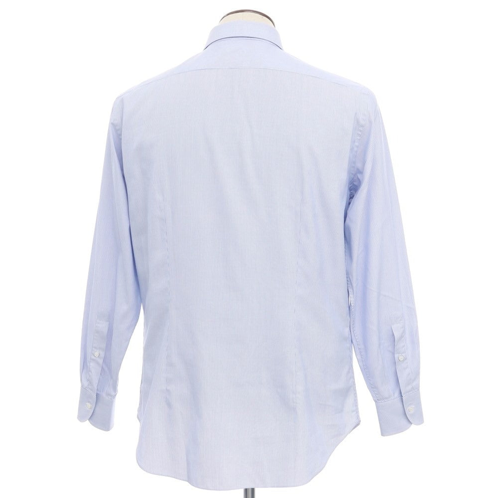 【中古】フライ FRAY コットン ストライプ ワイドカラー ドレスシャツ ブルーxホワイト【サイズ42】【BLU】【S/S/A/W】【状態ランクB】【メンズ】【769083】