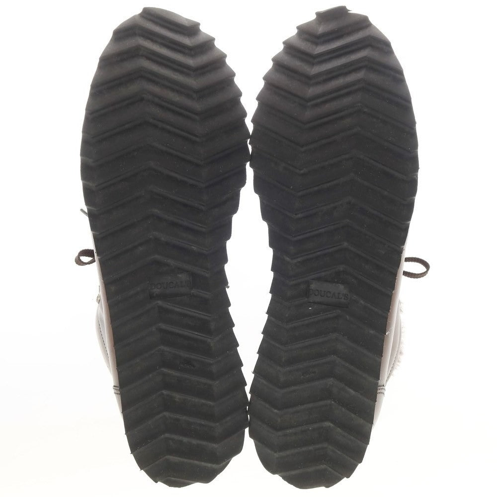 【中古】デュカルス DOUCALS 内ボア レザー マウンテンブーツ ブラウン【サイズ44】【BRW】【A/W】【状態ランクB】【メンズ】【768969】