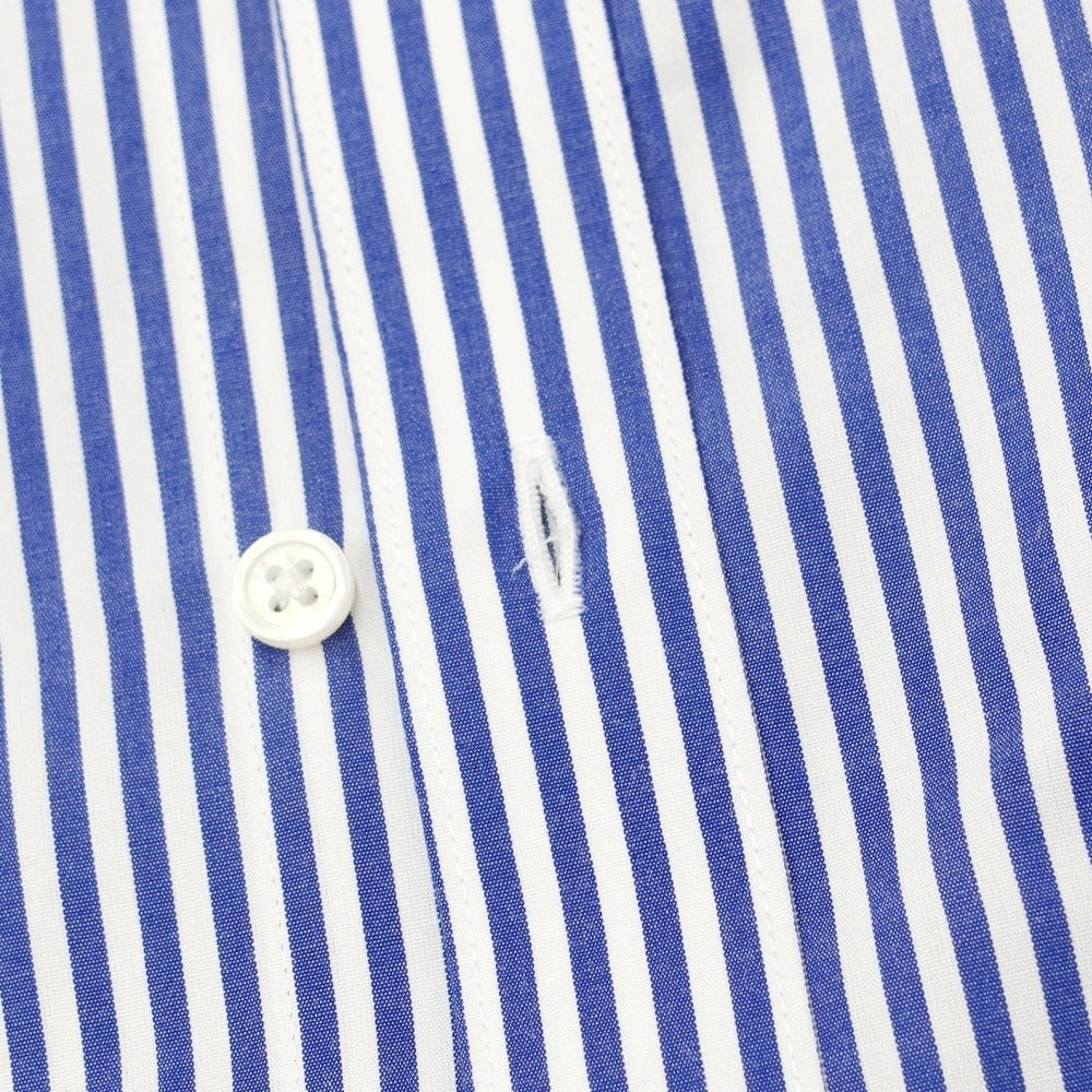【中古】【未使用】ダーバン D’URBAN ストライプ ドレスシャツ ダークブルーxホワイト【サイズ39-78】【BLU】【S/S/A/W】【状態ランクS】【メンズ】【769070】