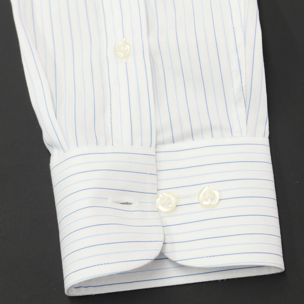 【中古】ダーバン D’URBAN ストライプ ドレスシャツ ホワイトxブルー【サイズ39-86】【WHT】【S/S/A/W】【状態ランクA】【メンズ】【769069】