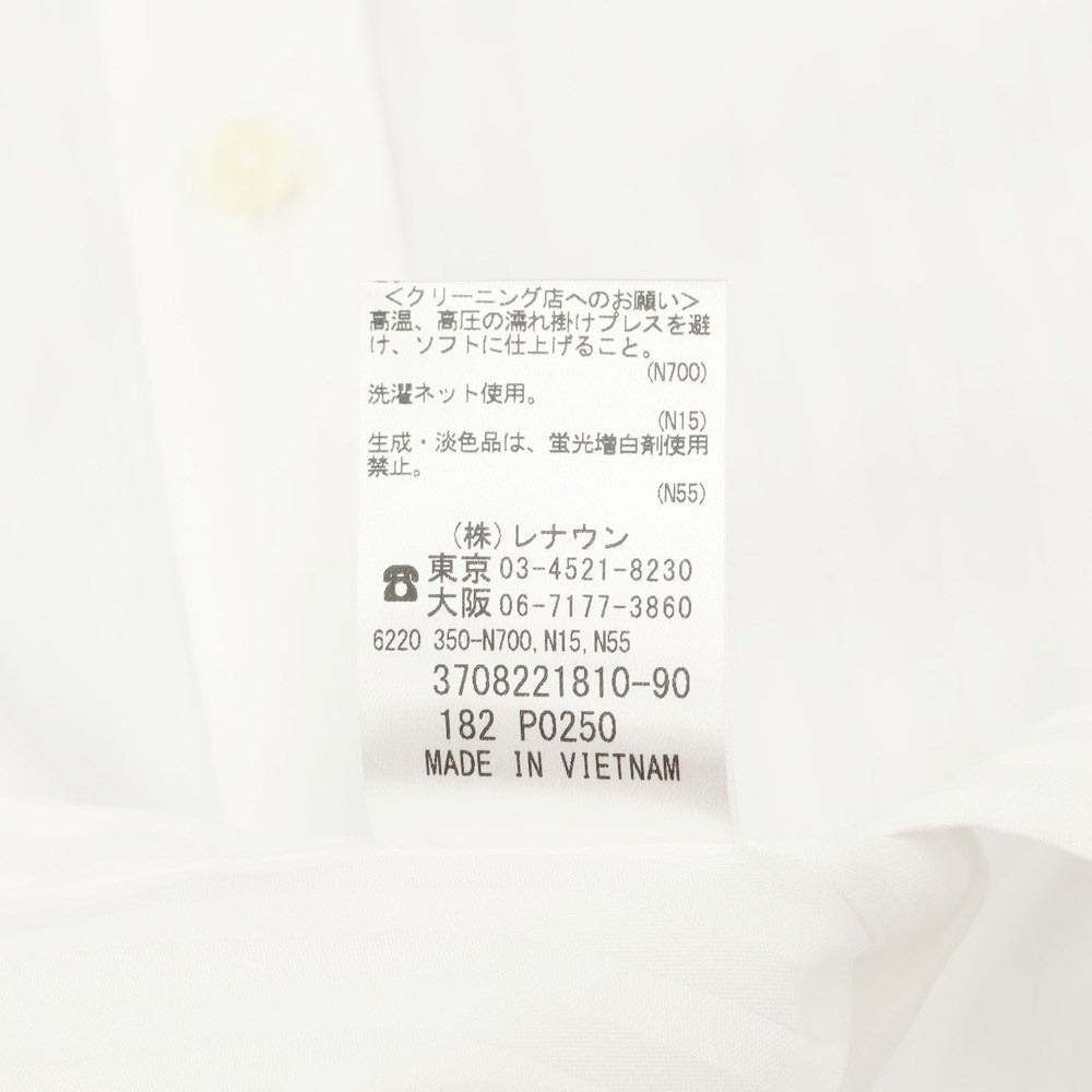 【中古】【未使用】ダーバン D’URBAN コットン レギュラーカラー ドレスシャツ ホワイト【サイズ39-84】【WHT】【S/S/A/W】【状態ランクS】【メンズ】【769069】